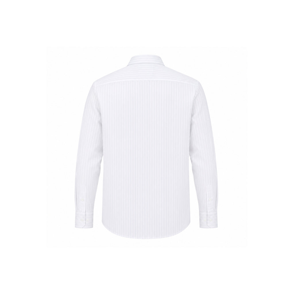Chemise rayée imprimée bleu roi !

52 % de coton et 48 % de polyester