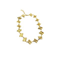 Collier ajustable en acier inoxydable doré !