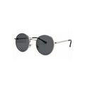 Lunettes de soleil argentées avec des verres teintés gris !